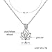 RSTBABY Pearl Necklace Lotus Pendant Locket Pearl Necklaces Pearls in Oyster Kit Set Women Wish Gift