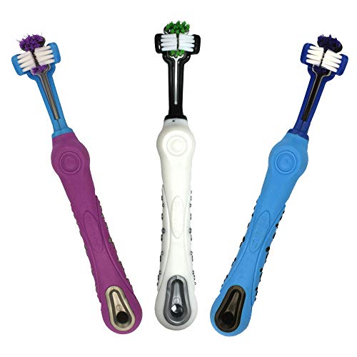 RosyLife Pet Dog Soft Toothbrush Dog Toothbrush Finger Toothbrush pet Toothbrush Small to Large Dogs (9 pcs-HLB)