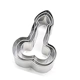 WJSYSHOP Stainless Steel Cookie Cutters for Bachelorette Party Set of 3