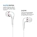 Noot Earphones with Microphone E307 Premium Earbuds with Stereo Headphone and Noise Isolating, Made for iPhone, iPod, iPad, Samsung Galaxy, LG, HTC and Many More - White