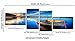 YPY Paintings Scene of Sea Boat Nature Beauty Wall Art Canvas Material Framed Paintings for Living Room Bedroom Office Decoration (B, 25x40cmx4panel)