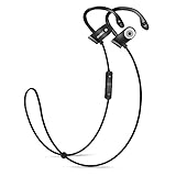 Bluetooth Headphones, Secure Ear Hooks Design Wireless Bluetooth 4.1 Headset, Stereo Sports Bluetooth Earbuds with Mic In-Ear Noise Cancelling Sweatproof Earphones for iPhone, iPad, Samsung