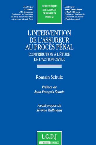 L' intervention de l'assureur au procès pénal