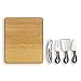 TOSCANA - a Picnic Time Brand Festiva 8-3/4-Inch Cheese Board/Tool Set