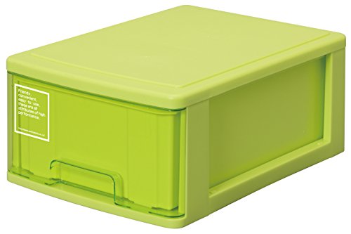 サンコープラスチック(SankoPlastic) 小物収納 シルキー 幅25.2×奥35×高14.9cm グリーン