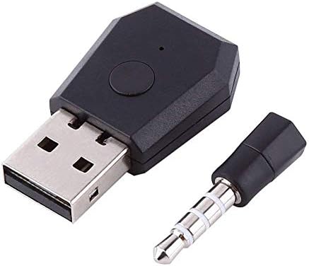 Globalqi Wireless USB Adapter Bluetooth 4.0, PS4 Bluetooth Dongle USB Adapter for Sony PS4 and Any Bluetooth Headsets