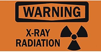 Bn1844 Warning X Ray Radiation Harmfult To Health Banner Sign New