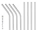 SipThese 8 pc Stainless Steel Straws With Bonus Collapsible Straw. 2 Straw Cleaning Brush, 8 Metal Straws. Stainless Steel Straws With Silicone Tips. 1 Travel Bag. Eco Friendly Reusable Straws