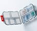 SeWell Apparel Travel 10 Slot Vitamin Medicine Pill Box Case Holder Daily Tablet Holder Storage Dispenser Organizer Container (Gray)