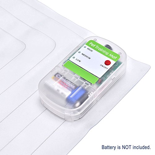 HopCentury Electronic Pet Training Mat Scat Deterrent Shock Mat for Dogs Cats 60 x 12 inch