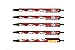 NFL Kansas City Chiefs Disposable Black Ink Click Pens, 5-Pack
