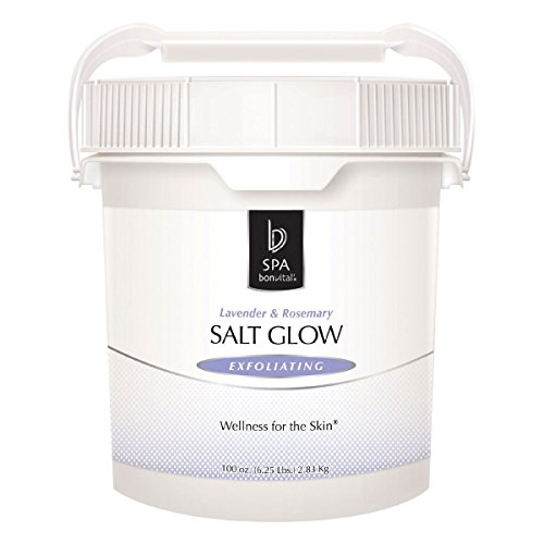 Bon Vital Exfoliating Salt Glow, Lavender & Rosemary, 100 oz. Pail