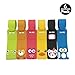 Set of 6 Cute Animals Luggage Tags, Colorful Silicone Travel Suitcase Bag Label
