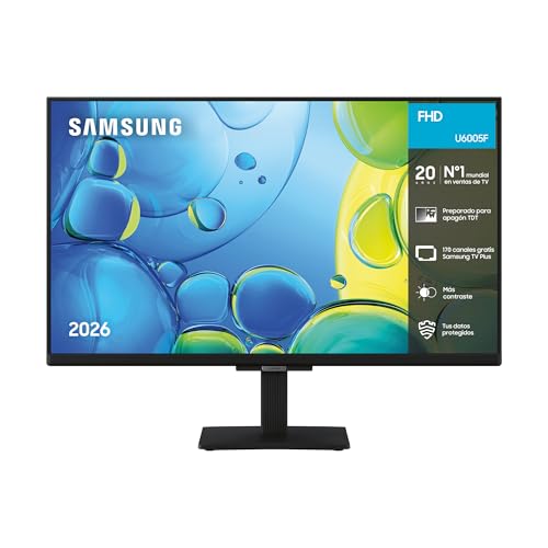 TV 27 Pulgadas Full HD F6005 Smart TV TV Plus, OTS Lite, HDR Knox Security, Capaz de emitir contenidos UHD 4K