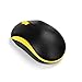 Wireless Keyboard and Mouse - Jelly Comb K025 Compact 2.4Ghz Wireless Keyboard Mouse - Whisper Quiet Keyboard and Mouse Combo- Compatible with PC Laptop Windows 7/8/10-Updated (Yellow)