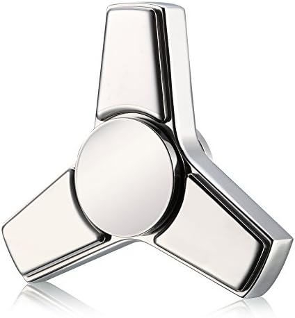 ILoveFidget Fidget Hand Spinner, C3 spinner fidget edc toy, R188 detachable bearing, 2 - 5 minutes spins, relieve stress, ADHD, ADD Autism, anxiety, more focus concentration (Stainless Steel)