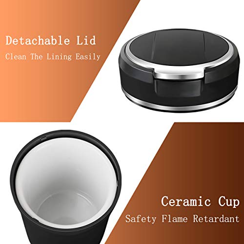 5 EastFly+Ceramic+Ashtray+Replaceable+Detachable