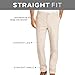 IZOD Men's American Chino Flat Front Pant, English Khaki, 36W x 34L