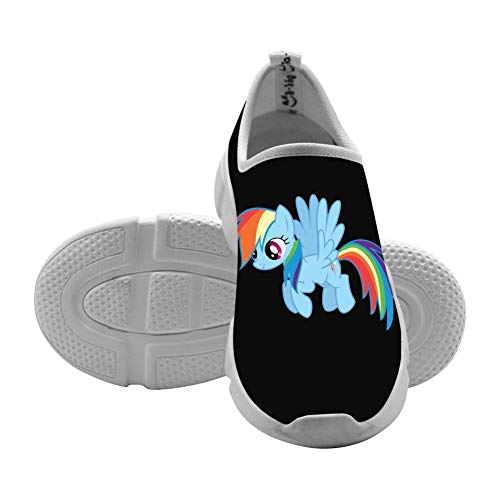 Rainbow My Lit-tle Unicorn Pony Children's Casual Shoes Comfortable Sport Sneakers Slip-On Shallow Loafers For Girls And Boys