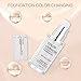 Liquid Foundation Cream, Concealer Cover Cream, BB Cream, Flawless Colour Changing Foundation Makeup Base Nude Face Liquid Cover Concealer, Universal for ALL Skin Types, SPF 15 Shell, 1.41 Fl Oz