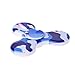 LEEHUR LED Fidget Spinner with Micro-USB Charger EDC Tri Hand Spinner Toy High Speed Stress and Anxiety Relief Toy Camouflage Blue