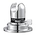 Labkiss LK029 Hand Shower Head Holder, Super Strong Vacuum Suction Cup Bathroom Handheld Showerhead Bracket Wall Mount with Adhesive 3M Stick Disc, No Drill, Heavy Duty, Waterproof, Reusable, Chrome