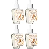 Bath and Body Works 4 Pack Leaves Wallflowers Fragrances Refill. 0.8 Oz.