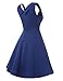 Vianla Women's 1950s V Neck Vintage Cut Out Retro Party Cocktail Dresses