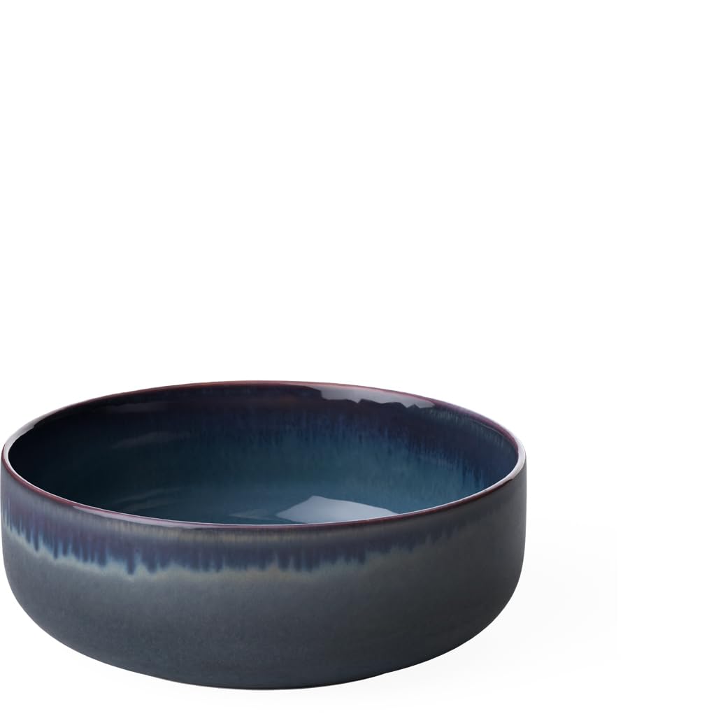 Like by Villeroy & Boch Crafted Denim BOL, 16 cm, Premium Porcelain, Blue