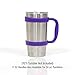 F-32 Handle - 19 COLORS - 20oz Size - Compatible with 20 Oz YETI Tumbler Travel Mug (20OZ, PURE PURPLE)