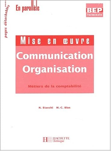 Download Communication-Organisation Terminale BEP comptabilité 2 volumes PDF