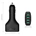 AUKEY Car Charger with 4 USB Ports for iPhone 7 / 6s / Plus, iPad Pro / Air 2 / mini, Samsung Galaxy Note8 / S8 / S8+and More