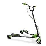 Yvolution Fliker Carver C3 - Green Ride On