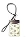 COACH Floral Heart Motif Badlands Bandanna Print Lanyard ID Badge Holder in Chalk 11850