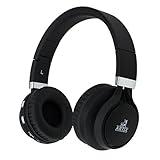 Artix Bluetooth Wireless Headphones | Lightweight and Foldable On Ear Earphones NRGSound BT5 | For Work, Travel, Sport, Running | 3.5mm Cable Included for Wired Use Great for Kids/Teens/Adults - Black