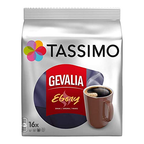 Tassimo Gevalia Ebony, Fullbodied and Intensive, Coffee Capsules