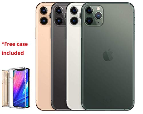 Apple iPhone 11 Pro Max 6.5" Unlocked for CDMA and GSM, Bundle with Free Case (64Gb)