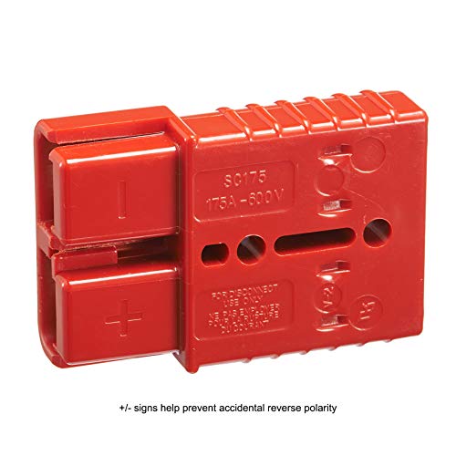 OMT Wire Connector 4 Pack, 175A Wire Harness Plug Kit for 2 to 4 Gauge Cables, 12V to 36V Battery Quick Connect Disconnect Set for Car Bike ATV Winches Lifts Motors More, Set of 4, Red - Image 7