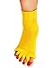 Nachvorn Yoga Sports GYM Five Toe Separator Socks Alignment Pain Health Massage Socks, Prevent Foot Cramps, One Pair