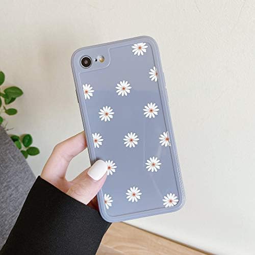 ZTOFERA TPU Back Case for iPhone 7 iPhone 8 iPhone SE 2020, Daisy Pattern Glossy Soft Silicone Case, Cute Girls Slim Lightweight Protective Bumper Cover for iPhone 7 (4.7″) – Grey ZTOFERA TPU Back Case for iPhone 7 iPhone 8 iPhone SE 2020, Daisy Pattern Glossy Soft Silicone Case, Cute Girls Slim Lightweight Protective Bumper Cover for iPhone 7 (4.7″) – Grey