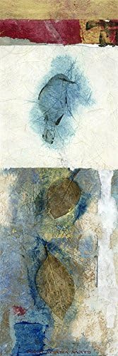 Custom Designed ECO Yoga Mat | 100% USA Made | Non-toxic, BPA &amp; Phthalate Free | "Bird and Leaves" an Elena Ray Design