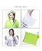Always Pretty Lightweight Easy Carry Poncho Wind Hooded Jacket Raincoat Transparent M