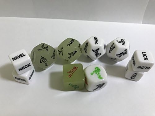 UEV 10 pieces/pack Hot Game Dice for Couples Party