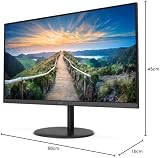 AOC Q27V4EA 27 Inch QHD IPS Monitor 75Hz 4ms Adaptive Sync Speakers Black view 7
