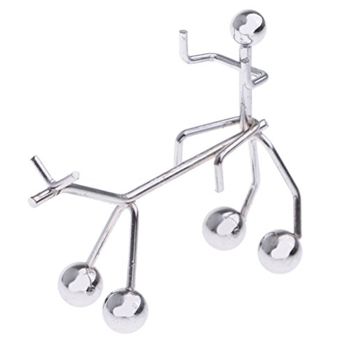 image for MonkeyJack Metal Craft Perpetual Balance Art Motion Toy Figurine Stain