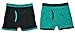 Calvin Klein Boys Teal & Black 2Pk Underwear Boxer Briefs (6/7)