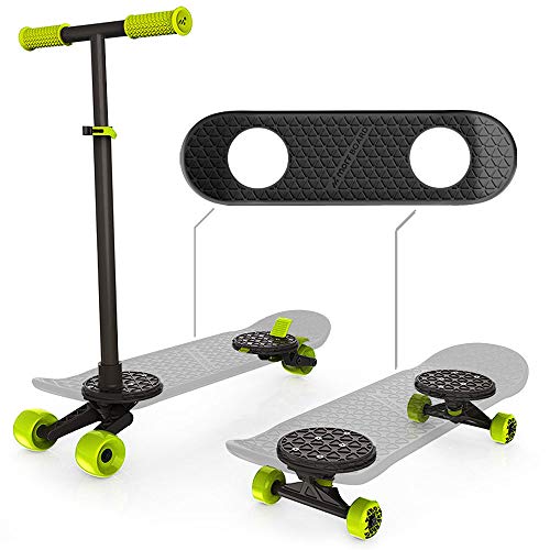 MORFBOARDMORFBOARD Skate & Scoot Combo Set, Black/Black Color [Amazon