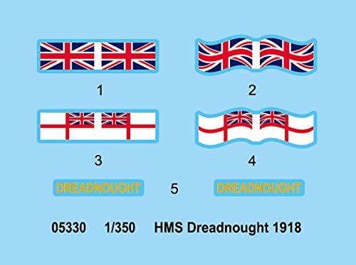 Trumpeter 1:350 - HMS Dreadnought (1918), Various - Image 4