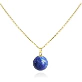 Nearawing 18K Gold Plated S925 Crystal Birthstone Pendant Necklace