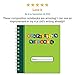 Channie's Youth Composition Notebook - Handwriting Practice, Improvement Journal for Kids, Older Learners, & Special Needs Students, Calligraphy Workbook with Special Writing Blocks, Green